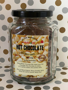 Messy White Hot Chocolate